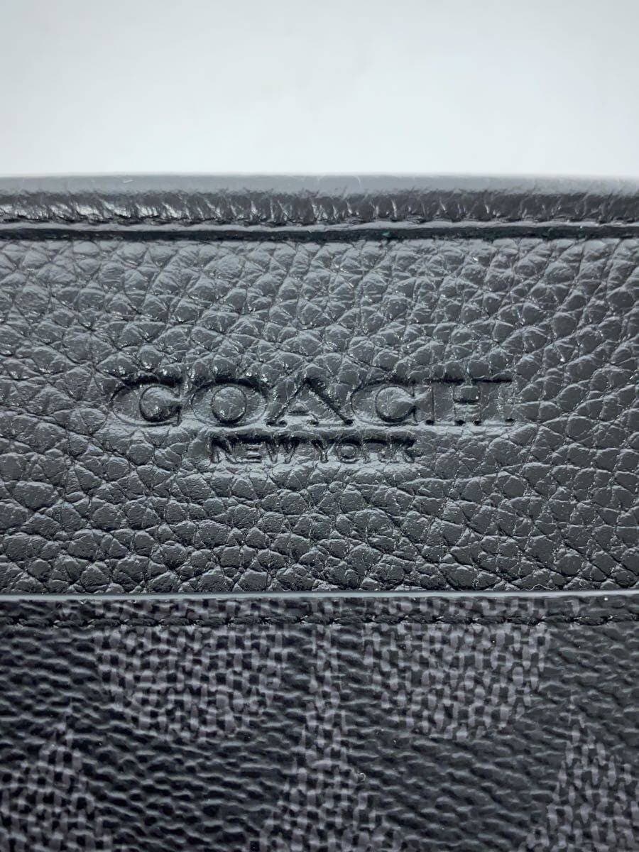 COACH Shoulder Bag BLK All Over Pattern CW388 5