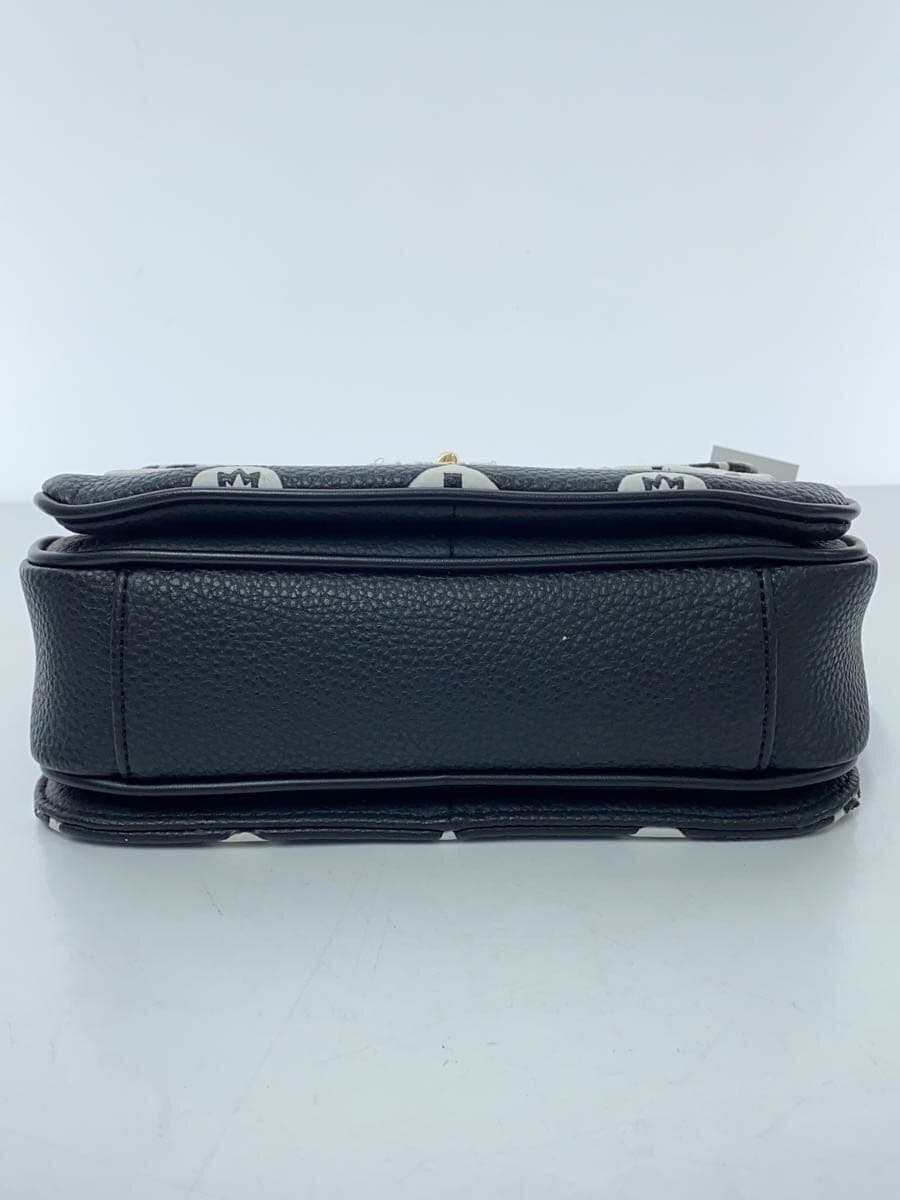 CASTELBAJAC shoulder bag leather BLK all-over pattern 068131 4