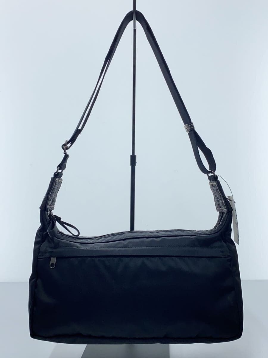 PORTER shoulder bag -- BLK plain 3