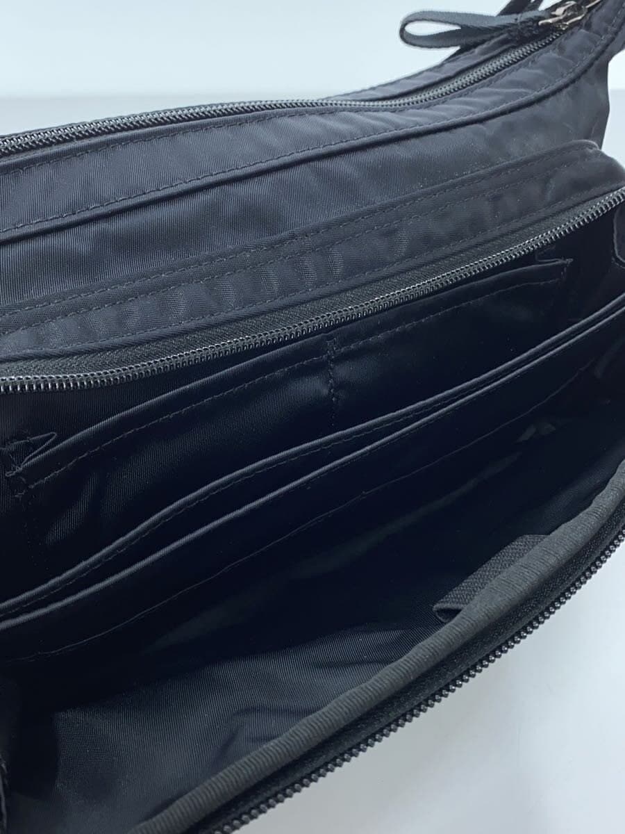 PORTER shoulder bag -- BLK plain 7
