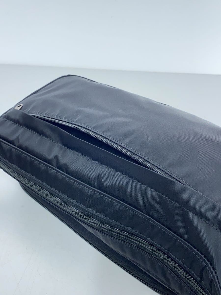 PORTER shoulder bag -- BLK plain 8