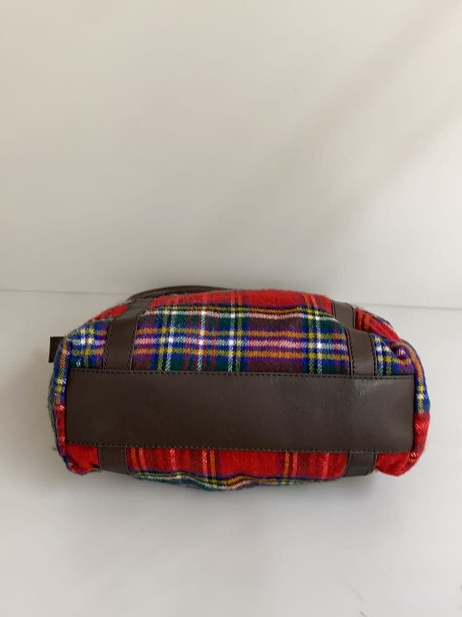 TOMMY HILFIGER Tote Bag Wool Multicolor Check 4