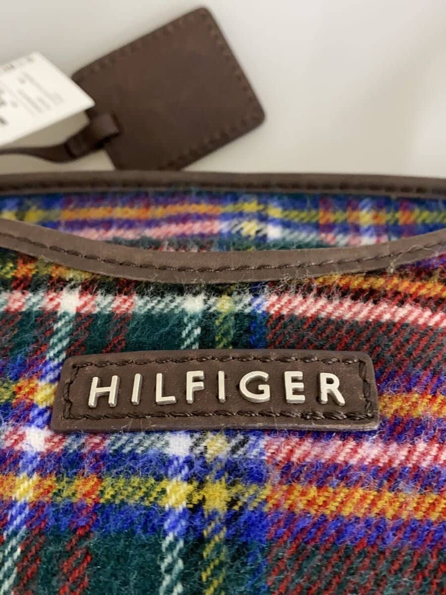 TOMMY HILFIGER Tote Bag Wool Multicolor Check 5
