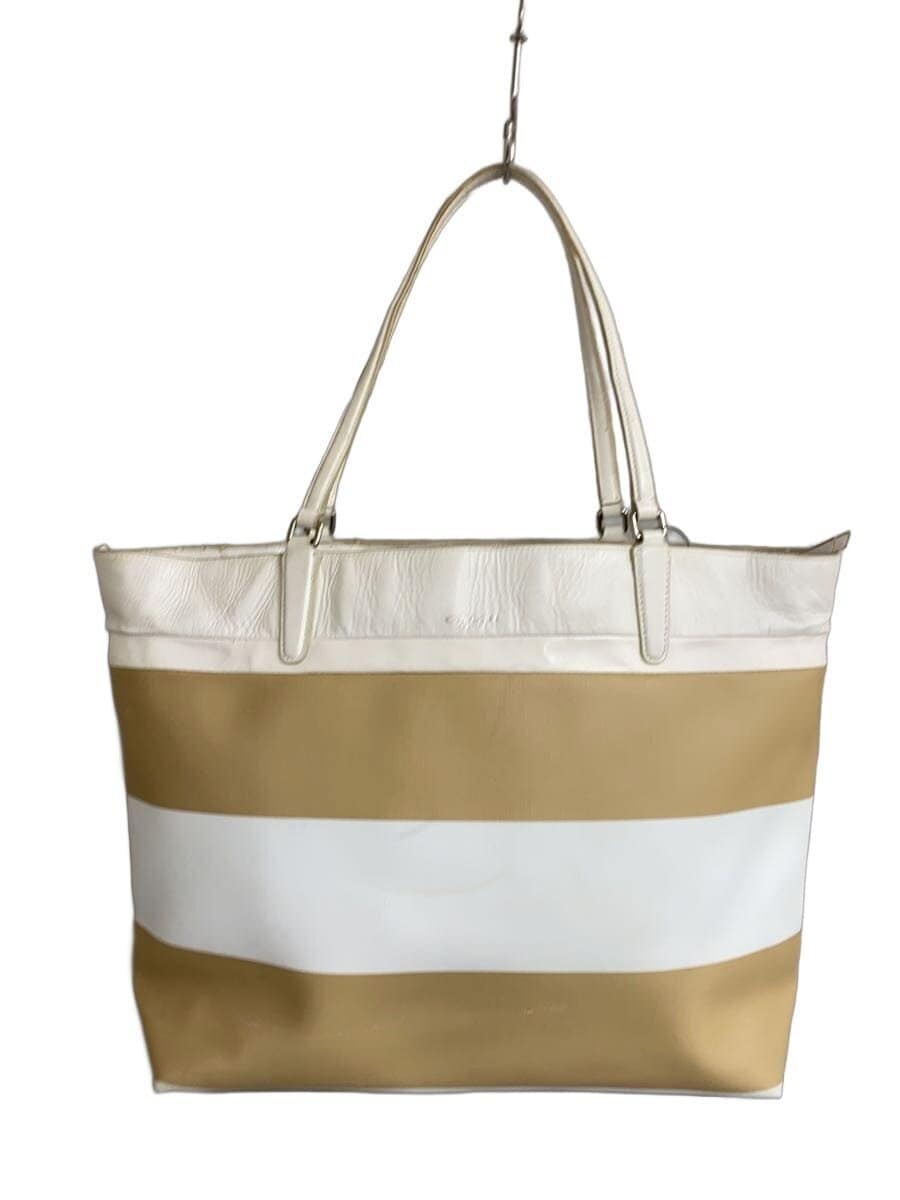 COACH Tote Bag_Combi Leather Leather WHT