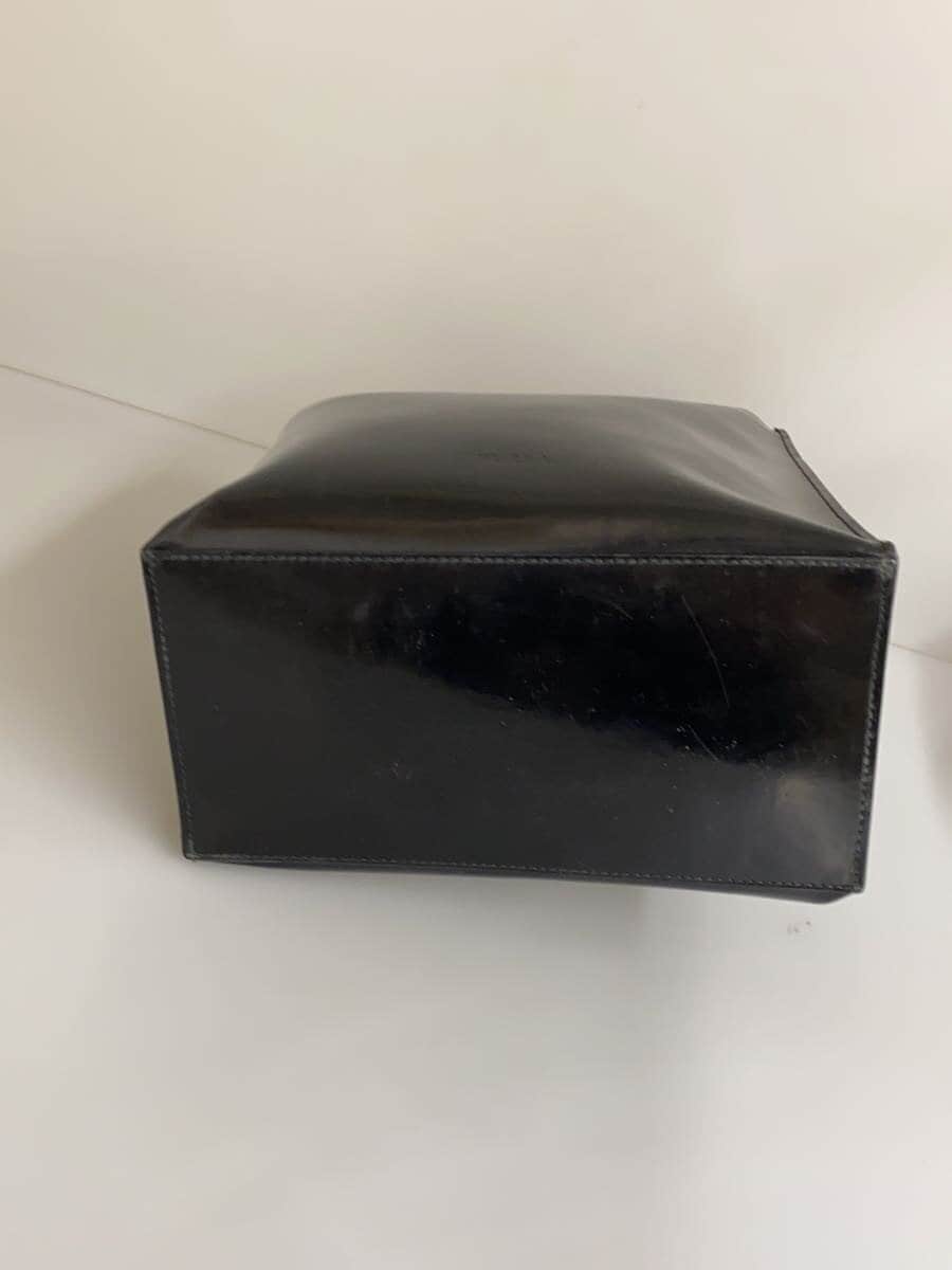 FURLA Handbag Leather BLK Solid 4