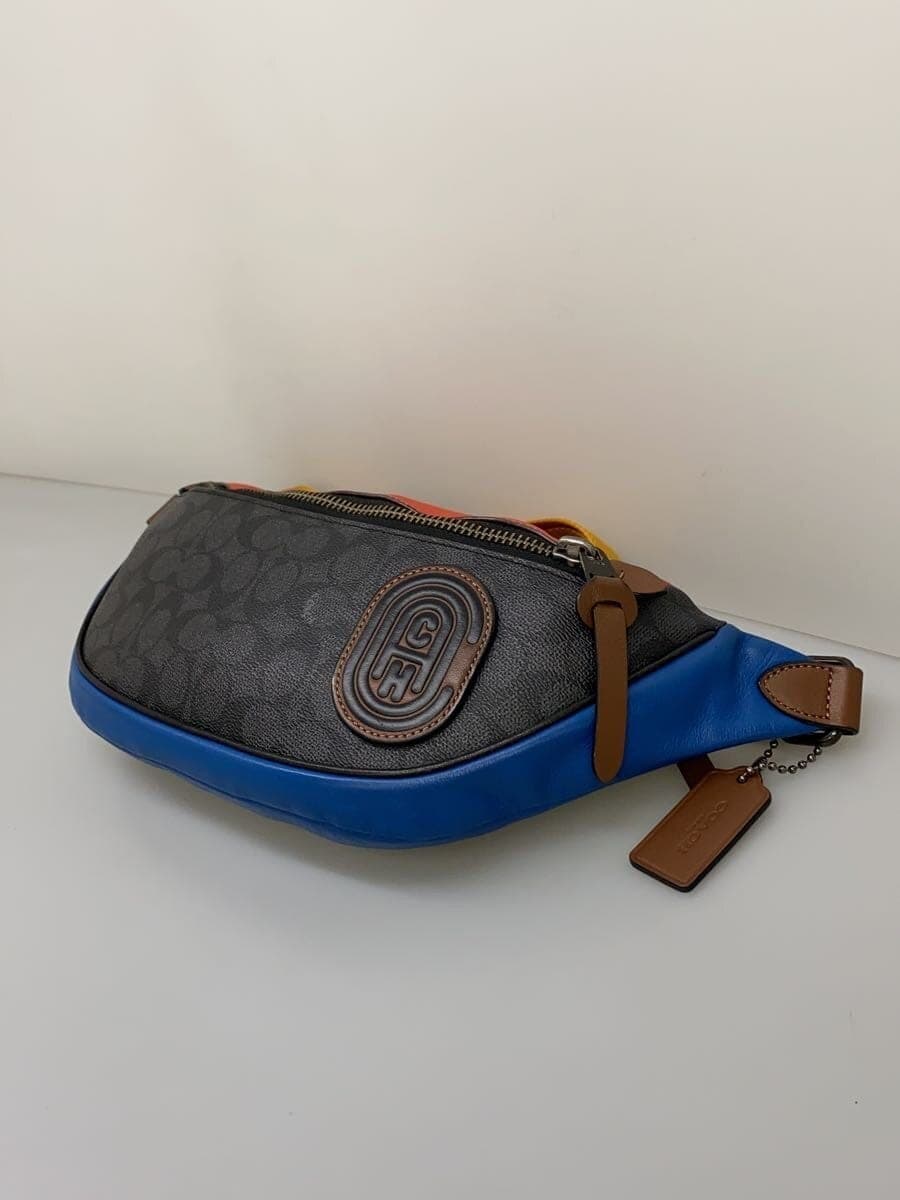 COACH Waist Bag Leather Multicolor All Over Pattern B2061-962 2