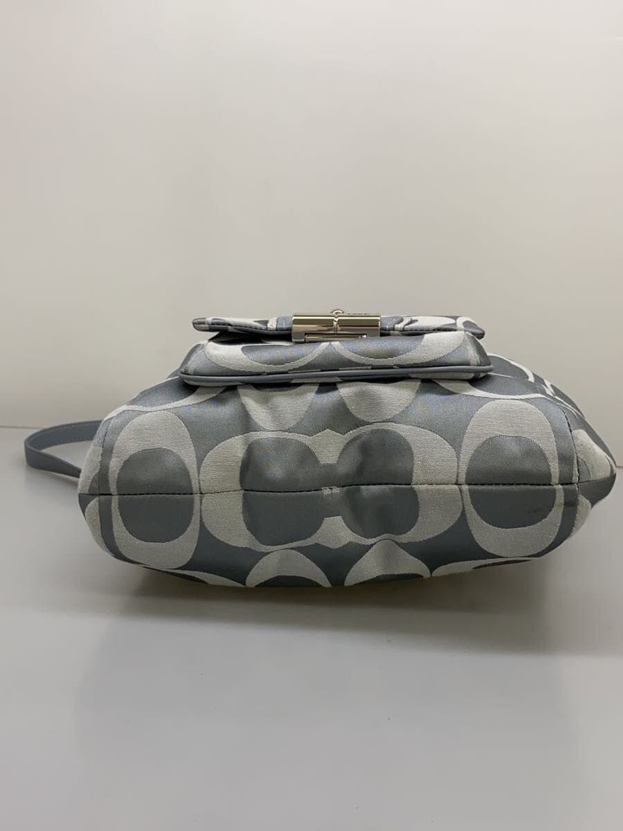 COACH Shoulder Bag_Signature Canvas BLU 4