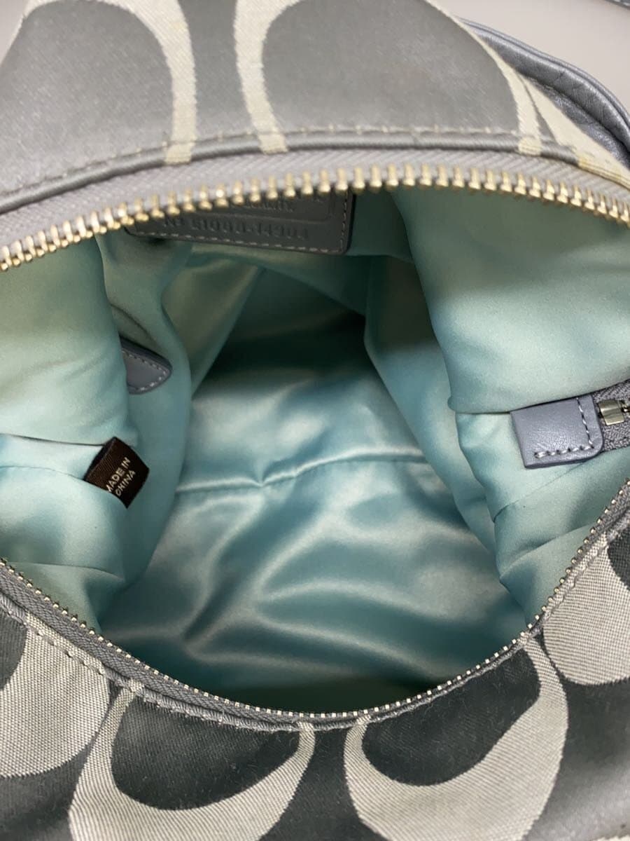 COACH Shoulder Bag_Signature Canvas BLU 6