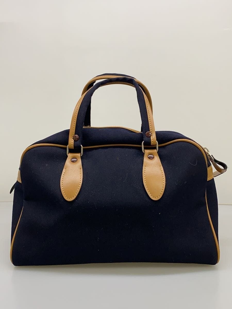 COMME des GARCONS Boston Bag Wool NVY GM-K204 3