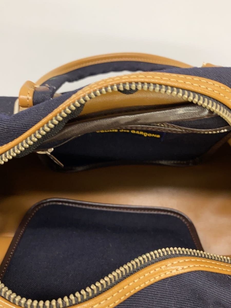 COMME des GARCONS Boston Bag Wool NVY GM-K204 6