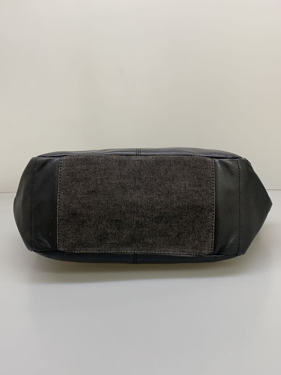 agnes b VOYAGE Handbag BLK Solid 4