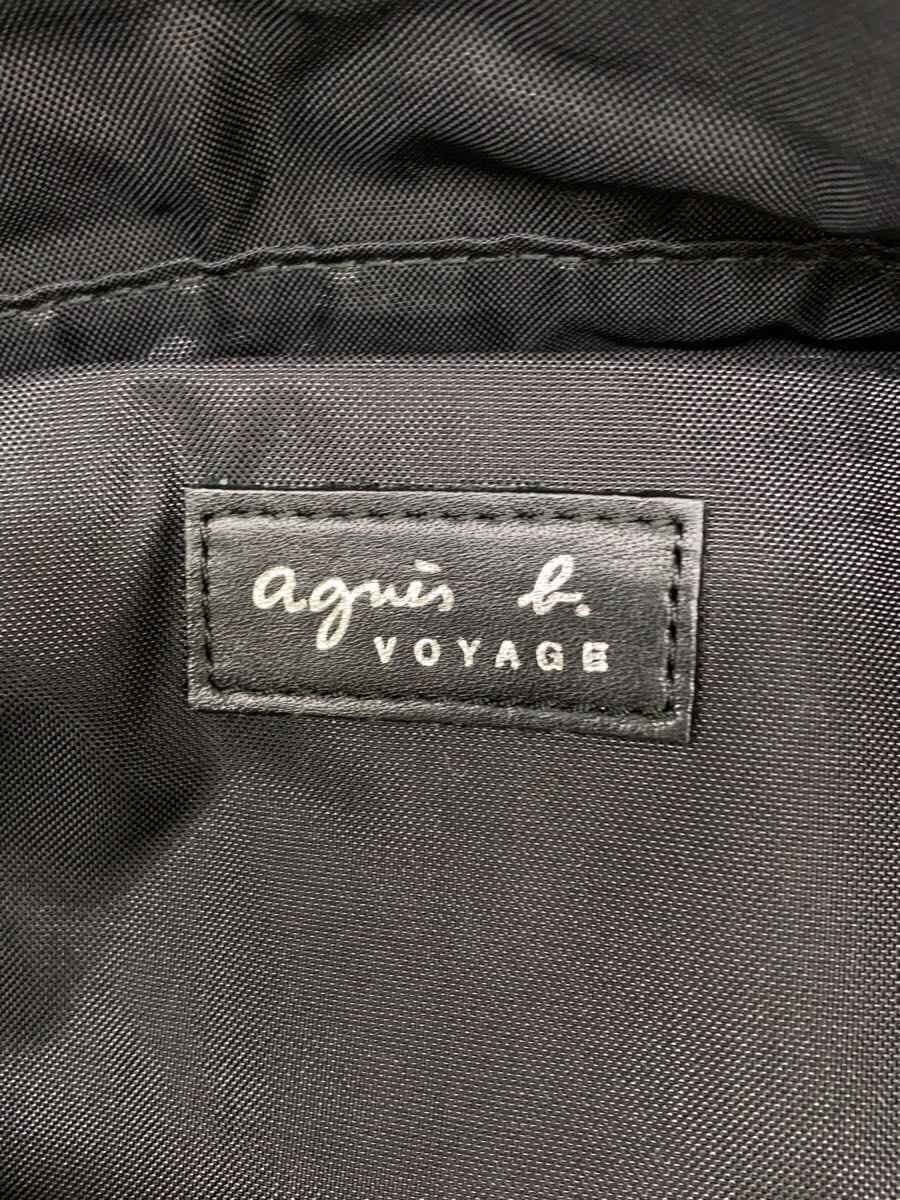agnes b VOYAGE Handbag BLK Solid 5