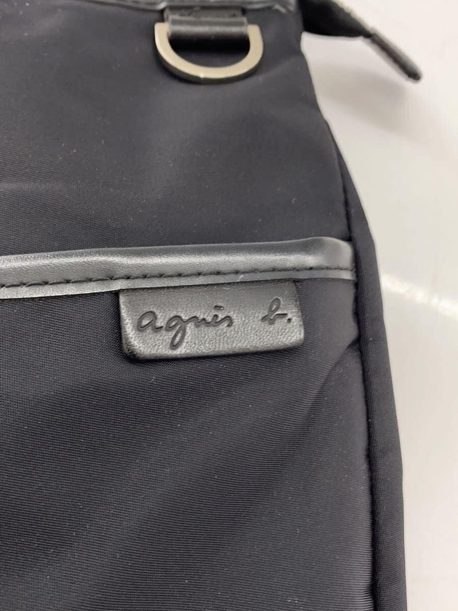 agnes b VOYAGE Shoulder Bag BLK Solid 5