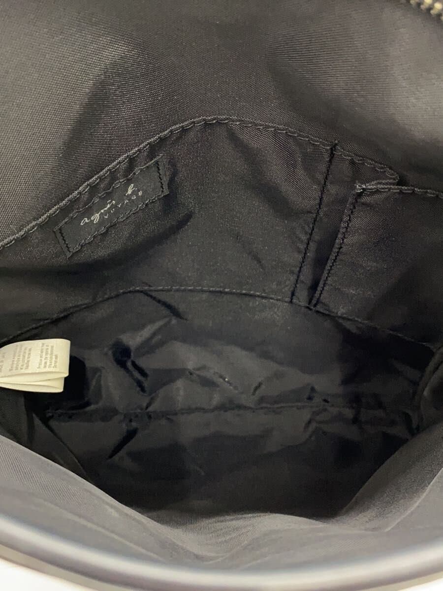 agnes b VOYAGE Shoulder Bag BLK Solid 6