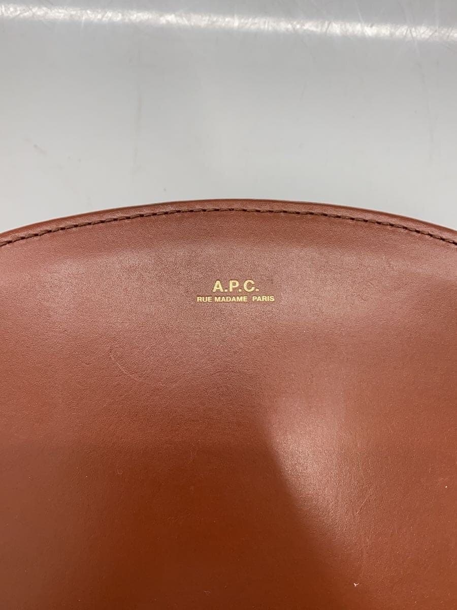 A.P.C. Shoulder Bag Leather BRW 5