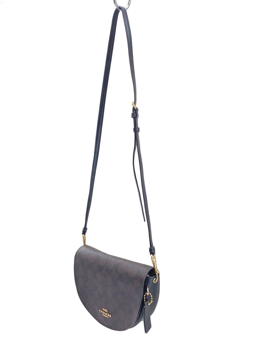 COACH Shoulder Bag Leather BRW C1430 2