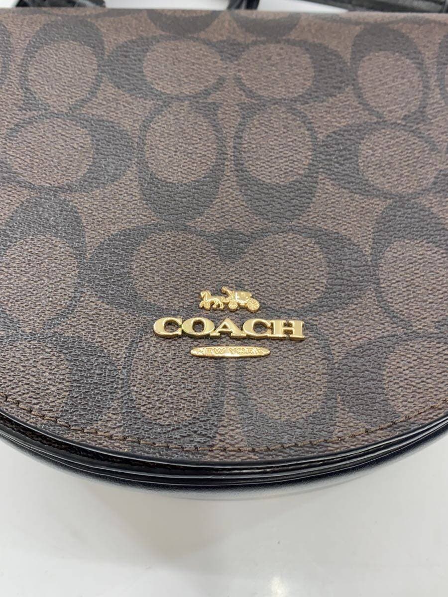 COACH Shoulder Bag Leather BRW C1430 5