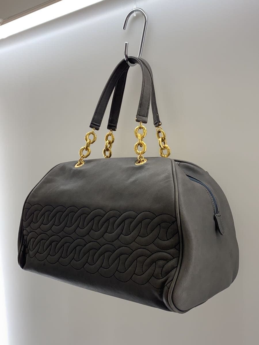 ANDREA PFISTER Tote Bag Leather GRY 2