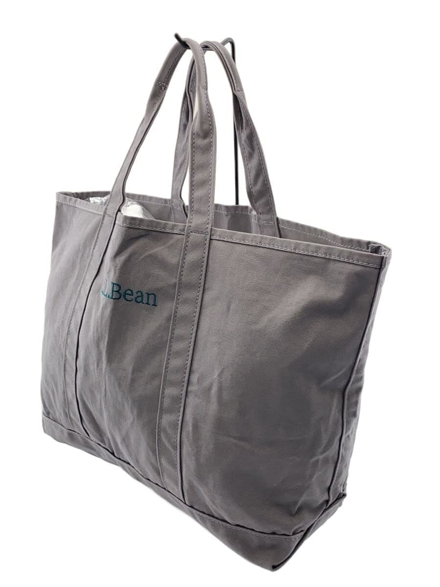 L.L.Bean Tote Bag Canvas GRY Solid 301371 2