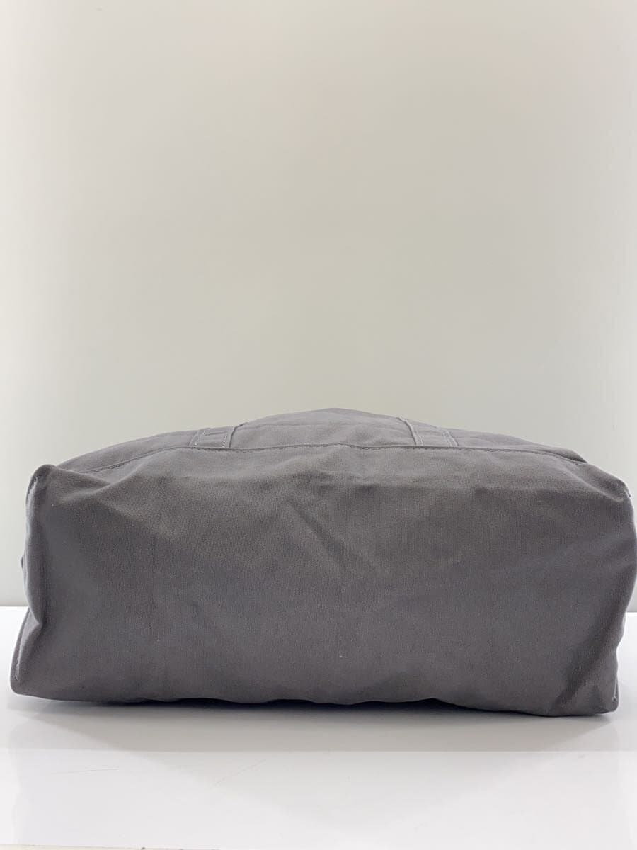 L.L.Bean Tote Bag Canvas GRY Solid 301371 4