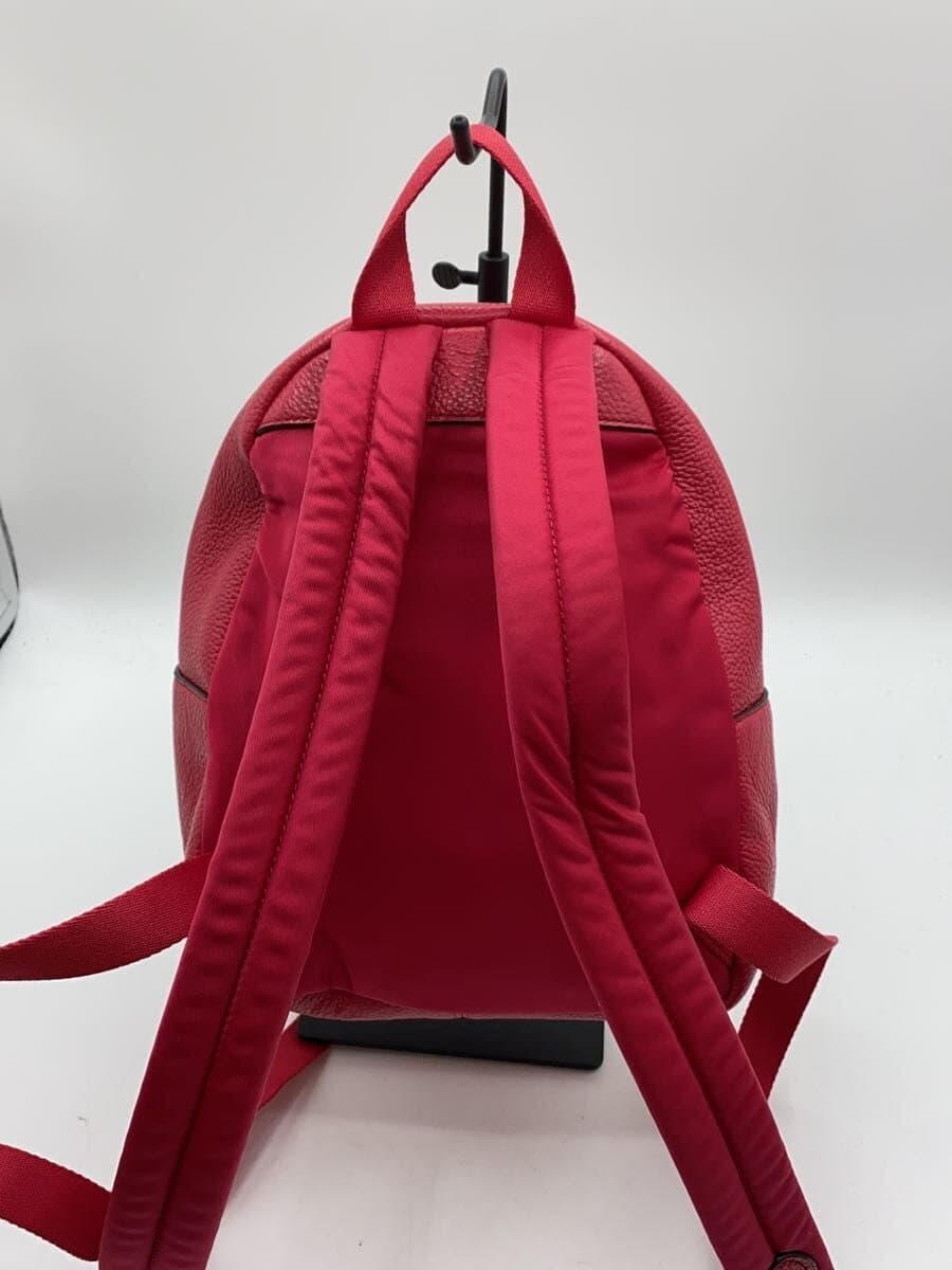 COACH Mini Charlie Backpack Leather PNK Solid F38263 3