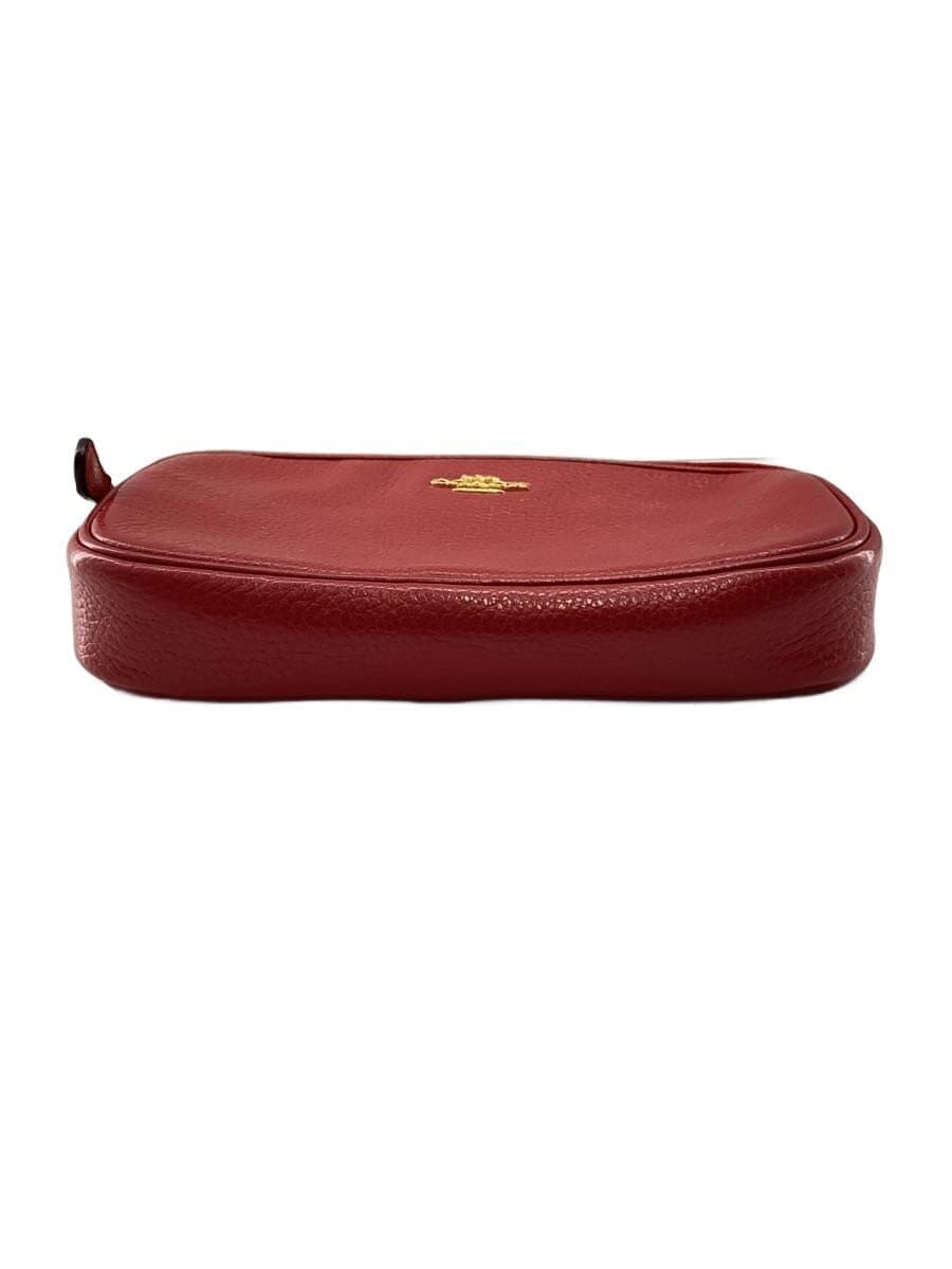 COACH shoulder bag leather PNK solid color 4