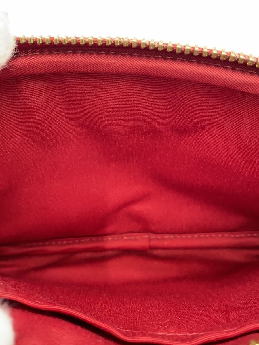 COACH shoulder bag leather PNK solid color 6