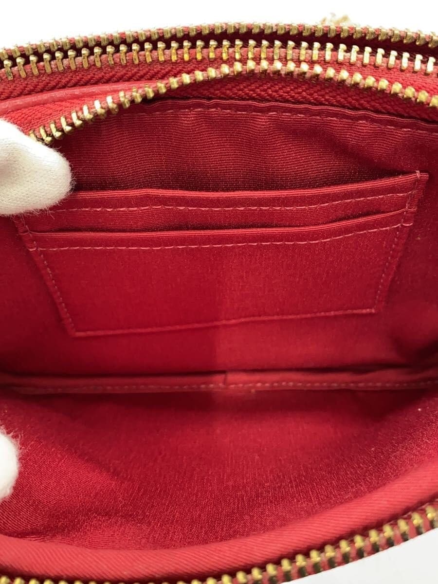 COACH shoulder bag leather PNK solid color 7