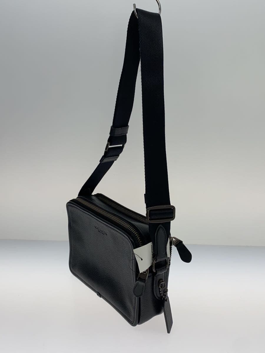 COACH Shoulder Bag Leather BLK F2344-C5315 2