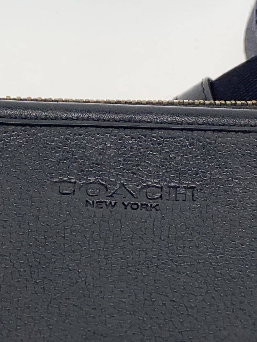 COACH Shoulder Bag Leather BLK F2344-C5315 5