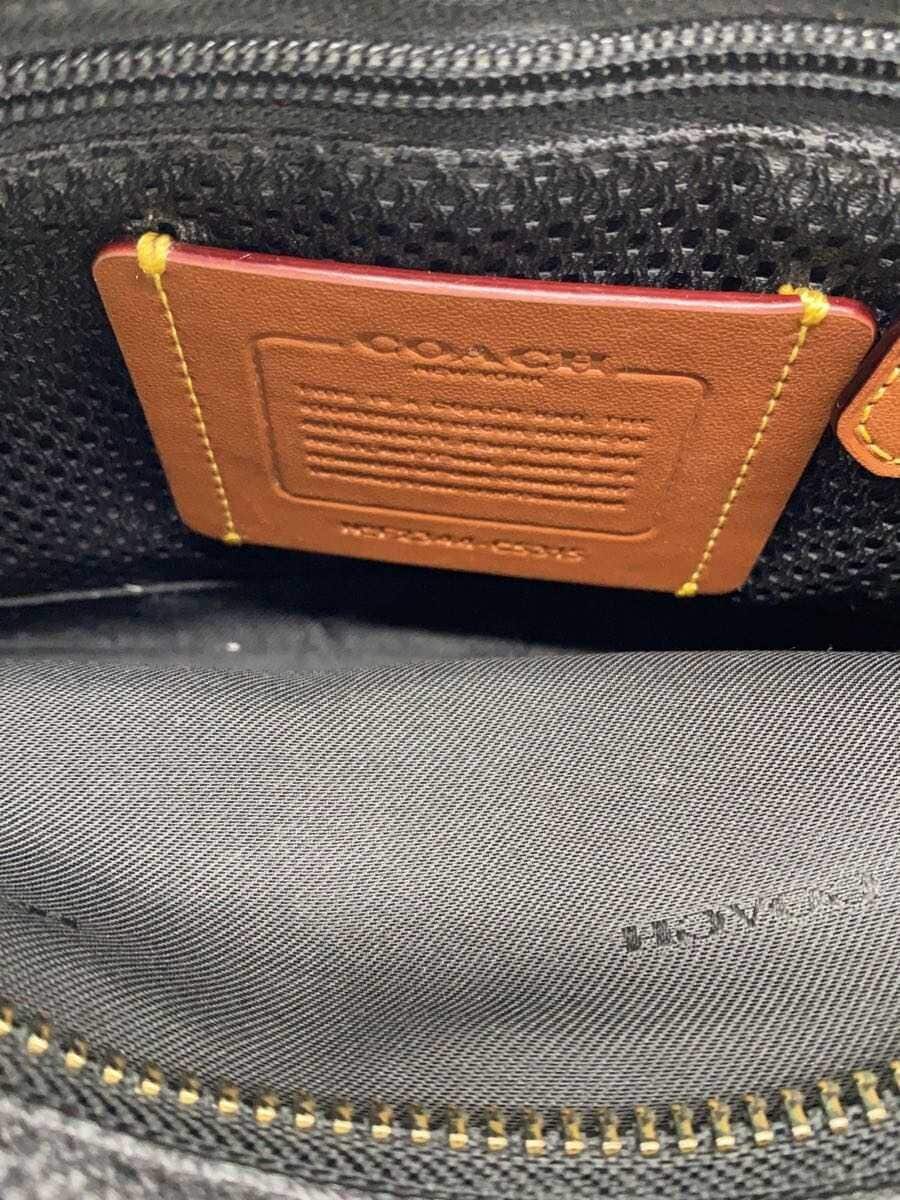 COACH Shoulder Bag Leather BLK F2344-C5315 6