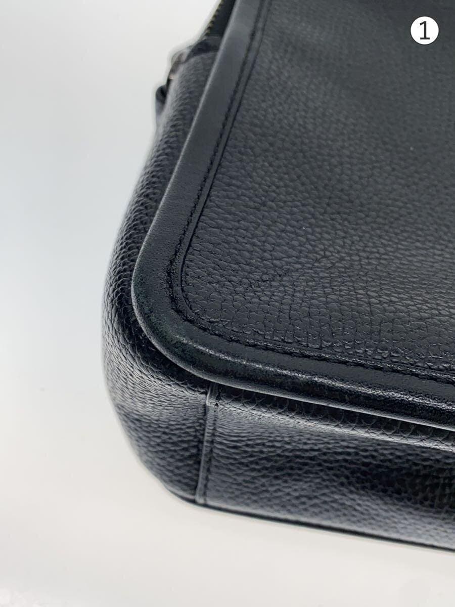 COACH Shoulder Bag Leather BLK F2344-C5315 7