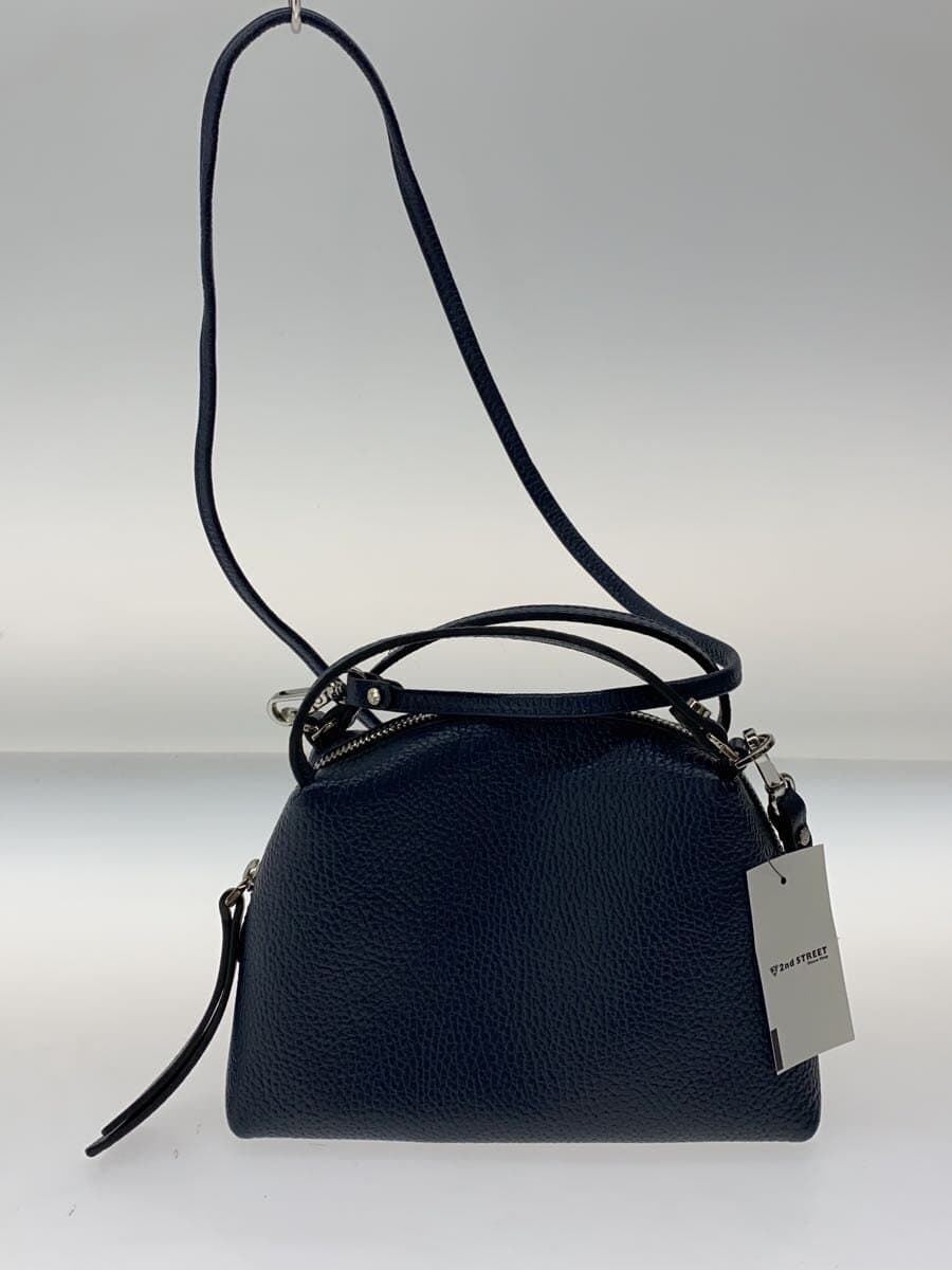 GIANNI CHIARINI Shoulder Bag Cowhide NVY 3