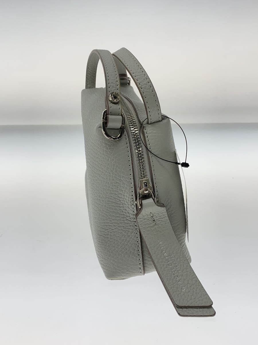 GIANNI CHIARINI Shoulder Bag Cowhide GRY 2