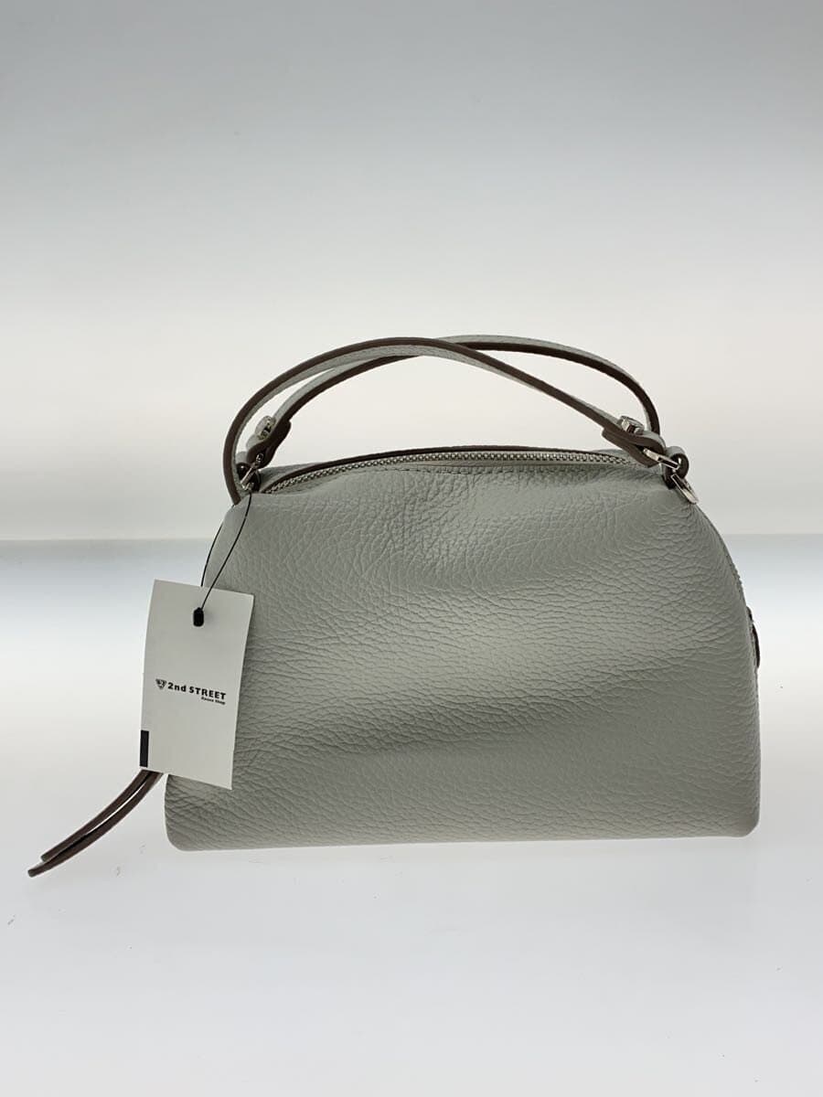 GIANNI CHIARINI Shoulder Bag Cowhide GRY 3