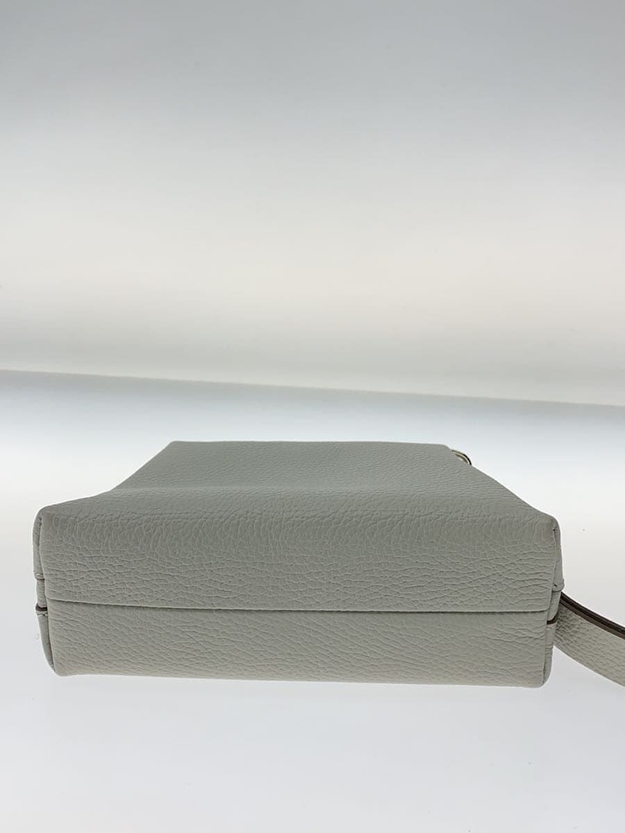 GIANNI CHIARINI Shoulder Bag Cowhide GRY 4