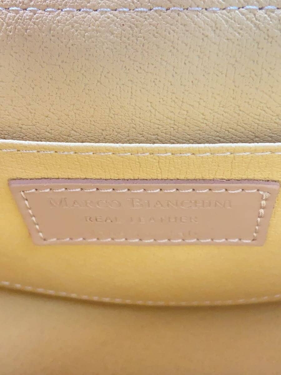 MARCO BIANCHINI Shoulder Bag Leather BEG 5