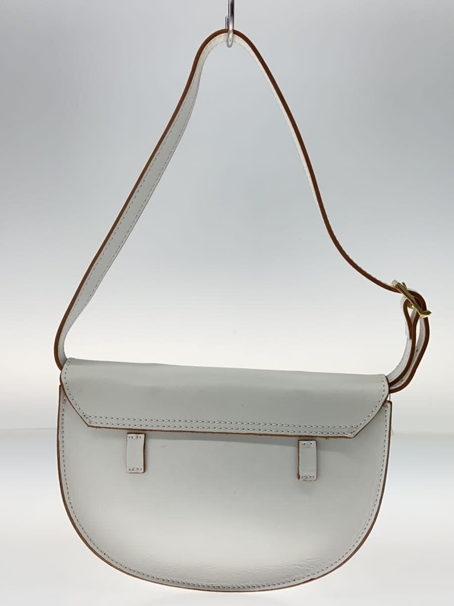 MARCO BIANCHINI Shoulder Bag Leather WHT 3