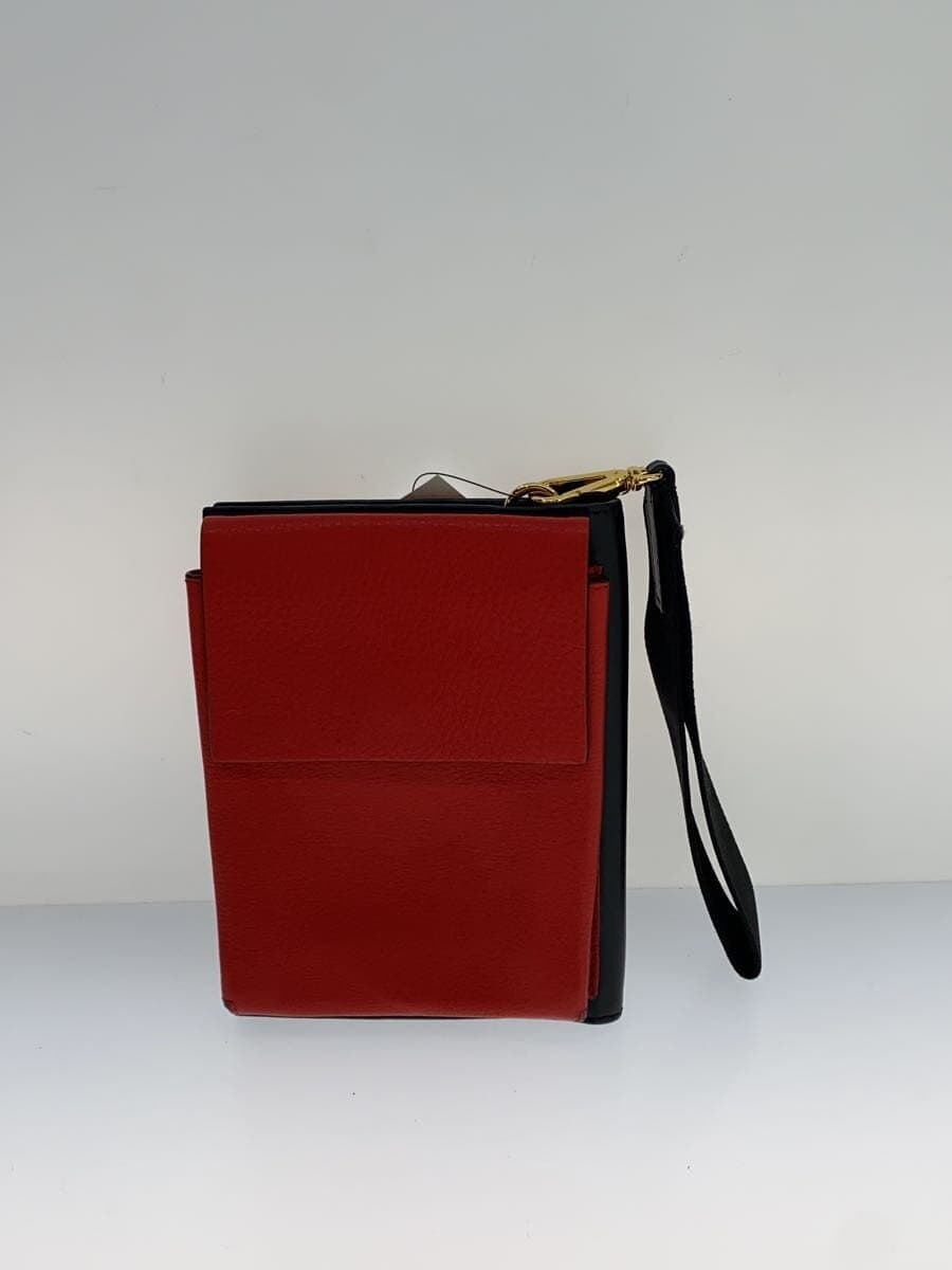 MARNI Pouch Leather RED 3