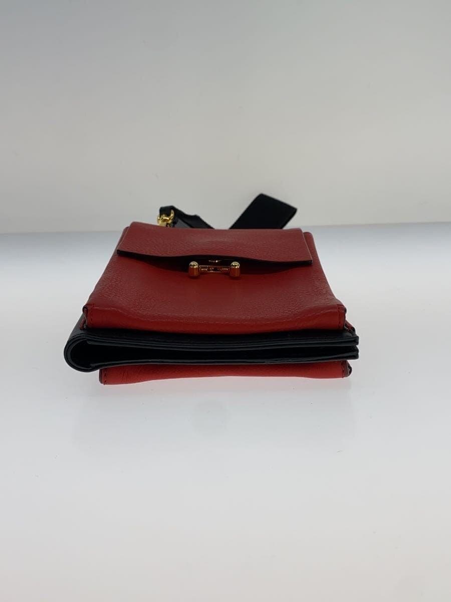 MARNI Pouch Leather RED 4