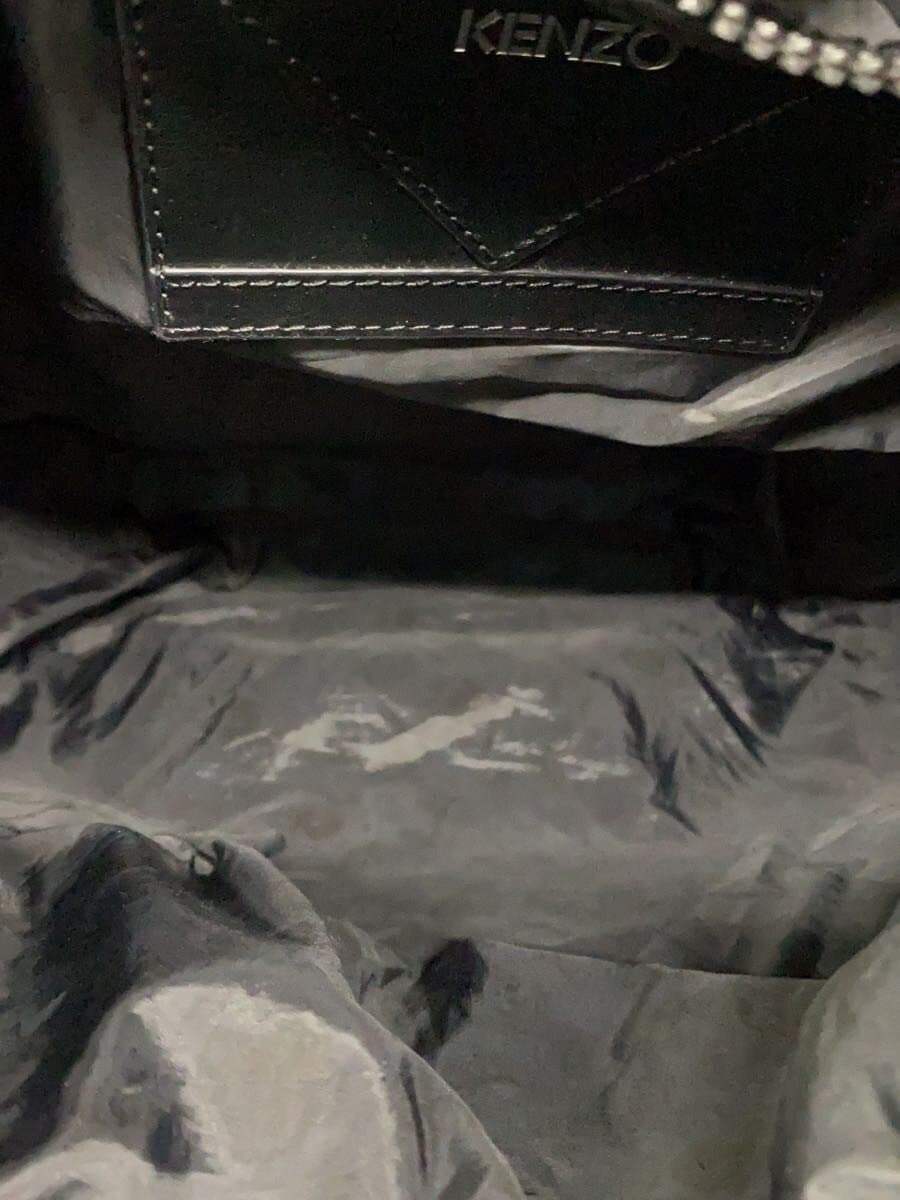 KENZO Backpack Nylon BLK All Over Pattern 6