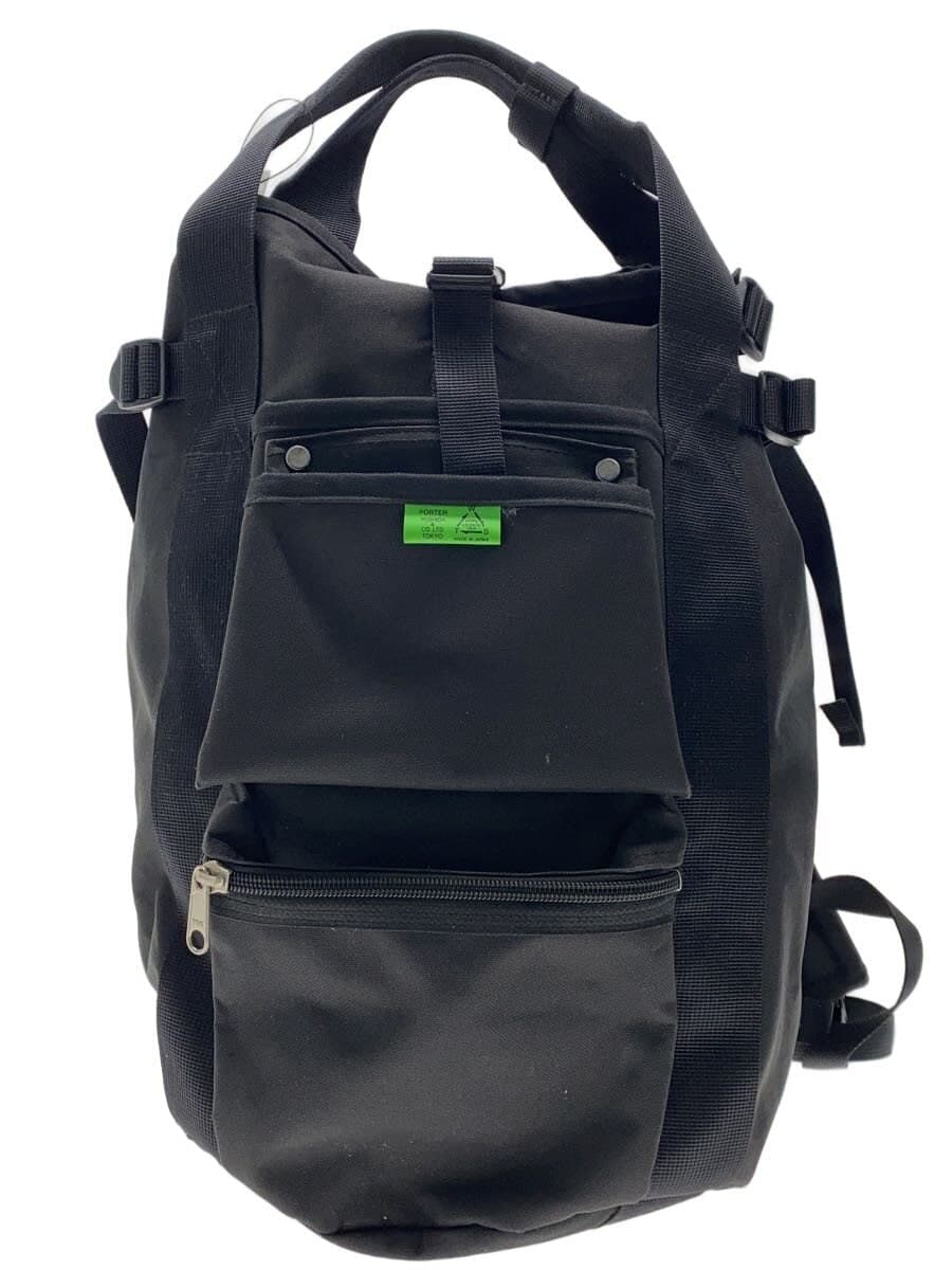 PORTER backpack nylon BLK plain