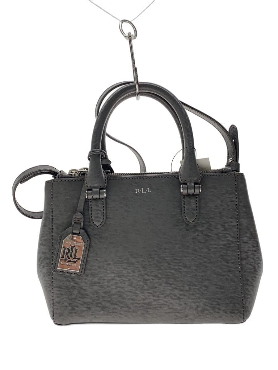 LAUREN RALPH LAUREN Shoulder Bag Leather GRY