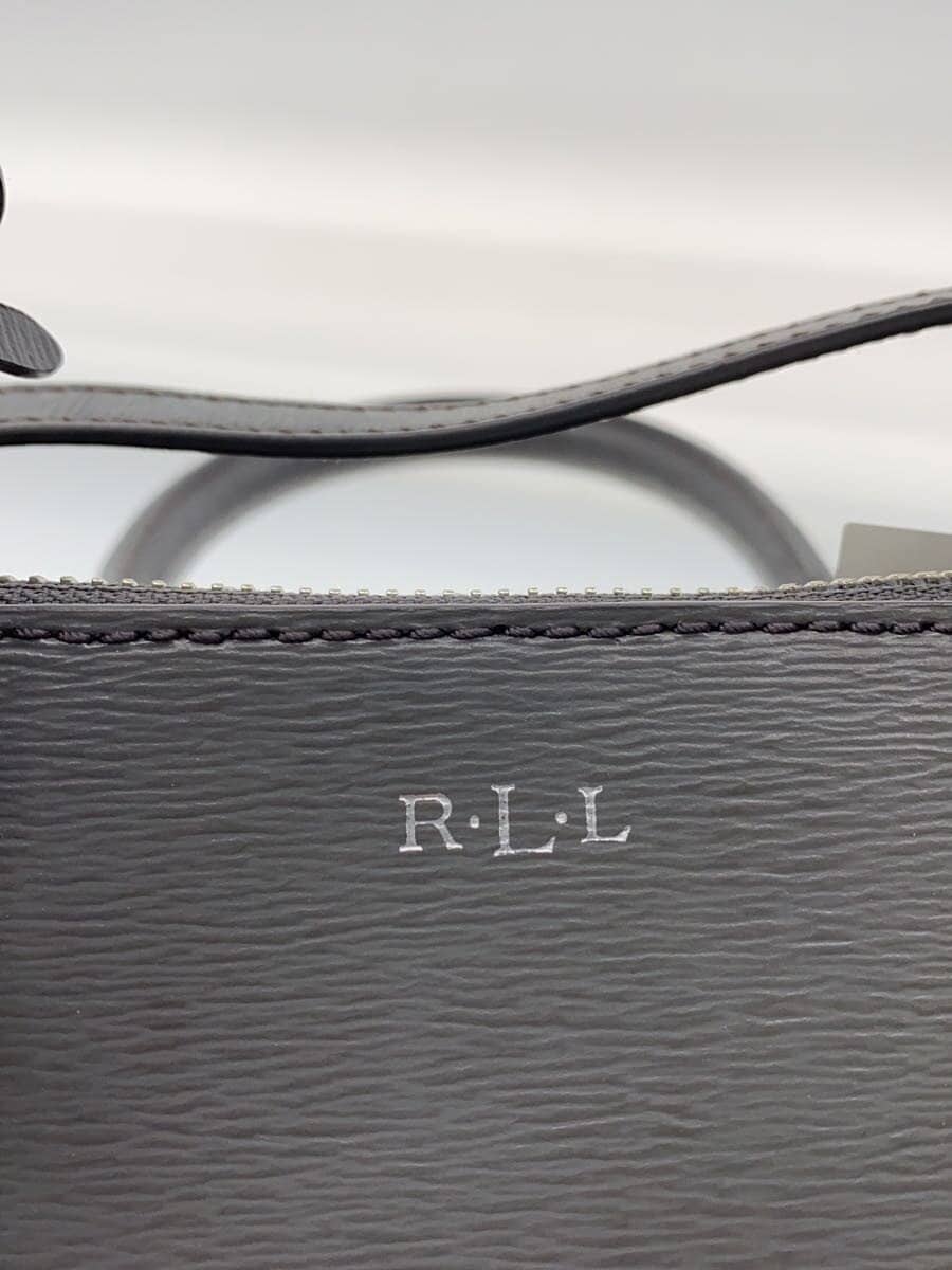 LAUREN RALPH LAUREN Shoulder Bag Leather GRY 5