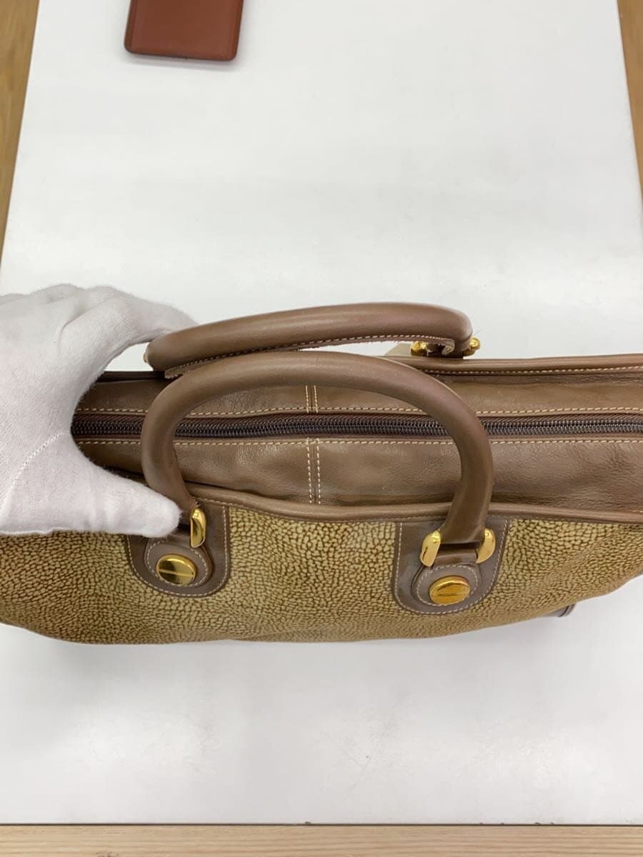 BORBONESE Briefcase Leather BRW 4