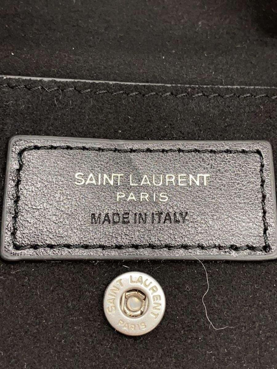 SAINT LAURENT shoulder bag -- BLK teddy chain shoulder bag corner scuffs 5