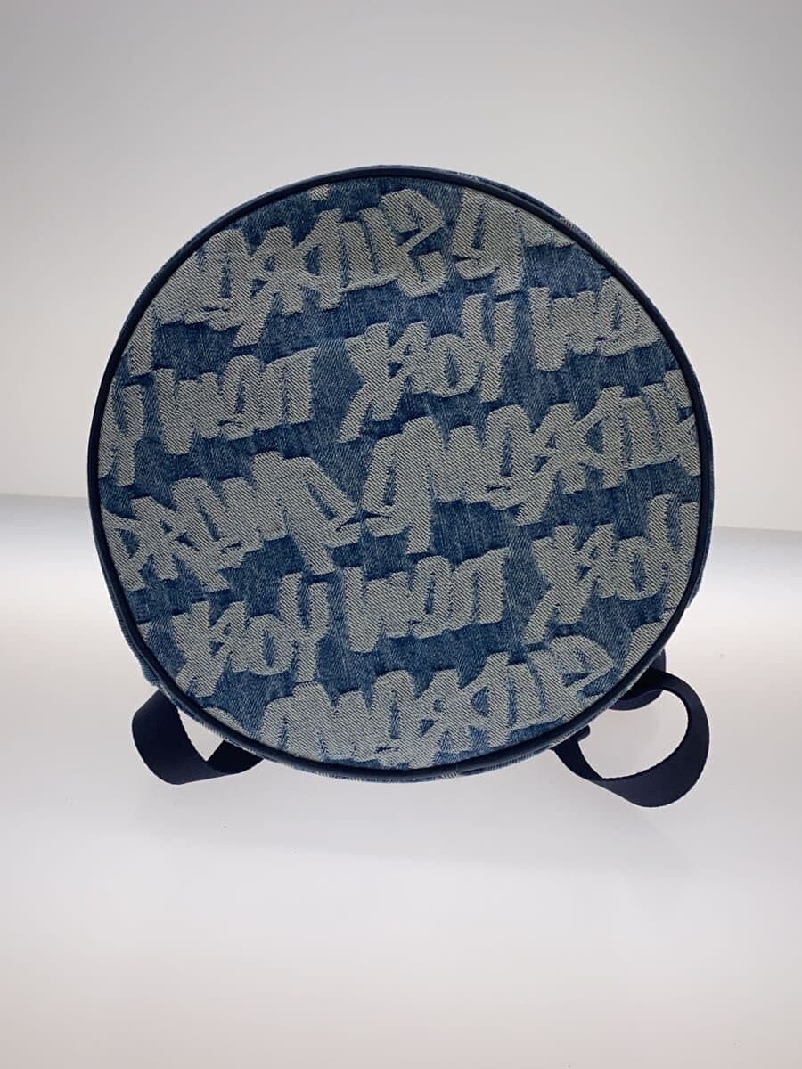 Supremefat tip jacquard denim backpack Cotton BLU All Over Pattern 4