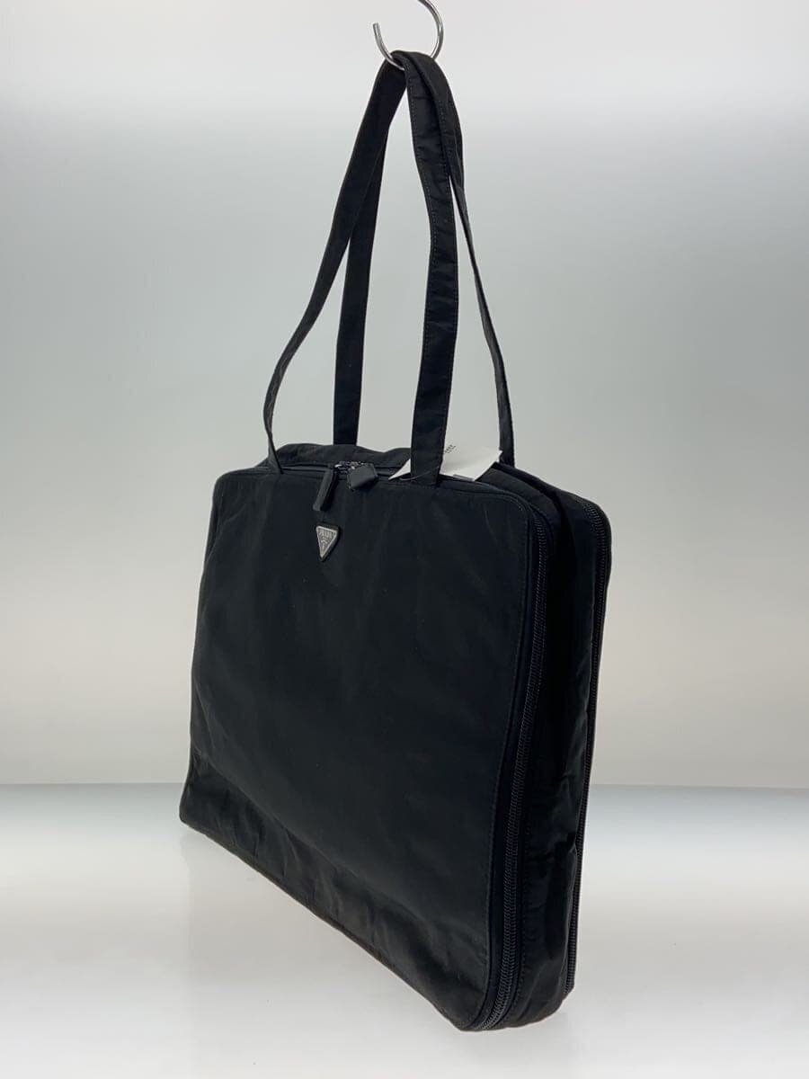 PRADA Briefcase Nylon BLK Solid 2