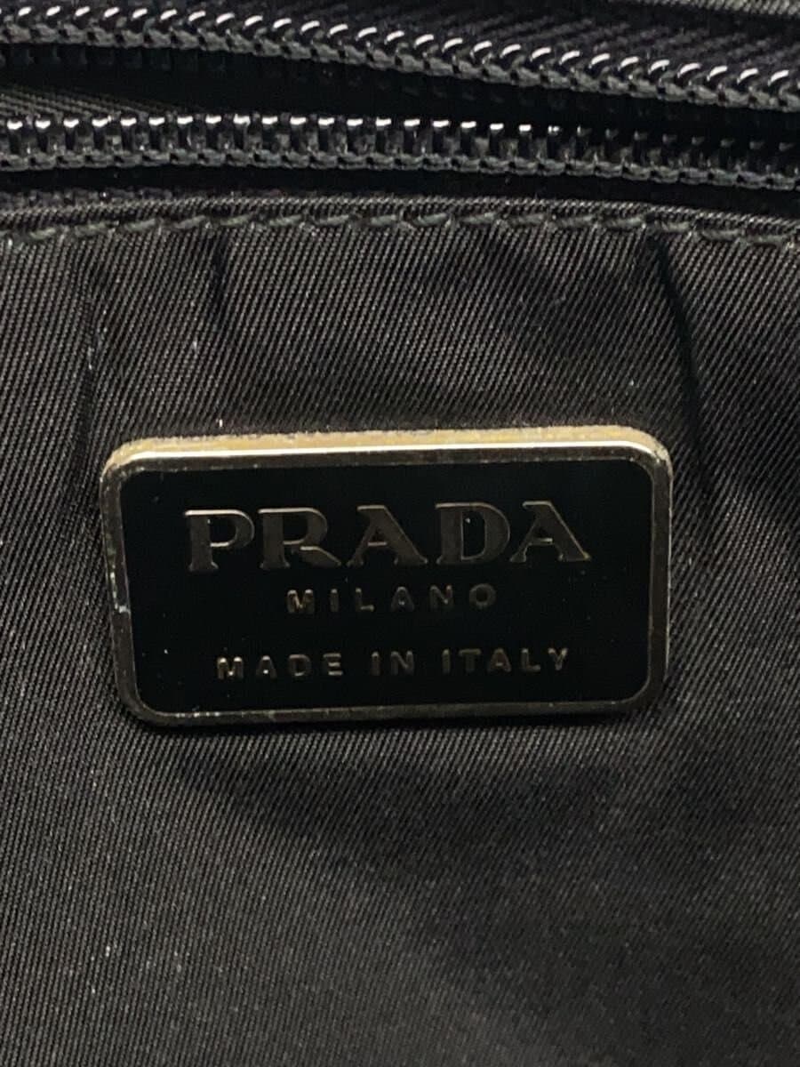 PRADA Briefcase Nylon BLK Solid 5