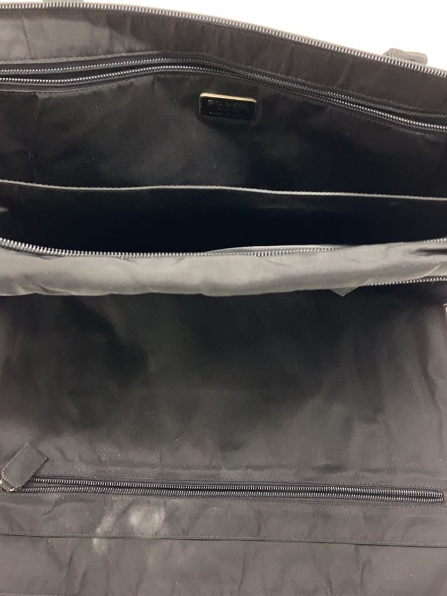 PRADA Briefcase Nylon BLK Solid 6